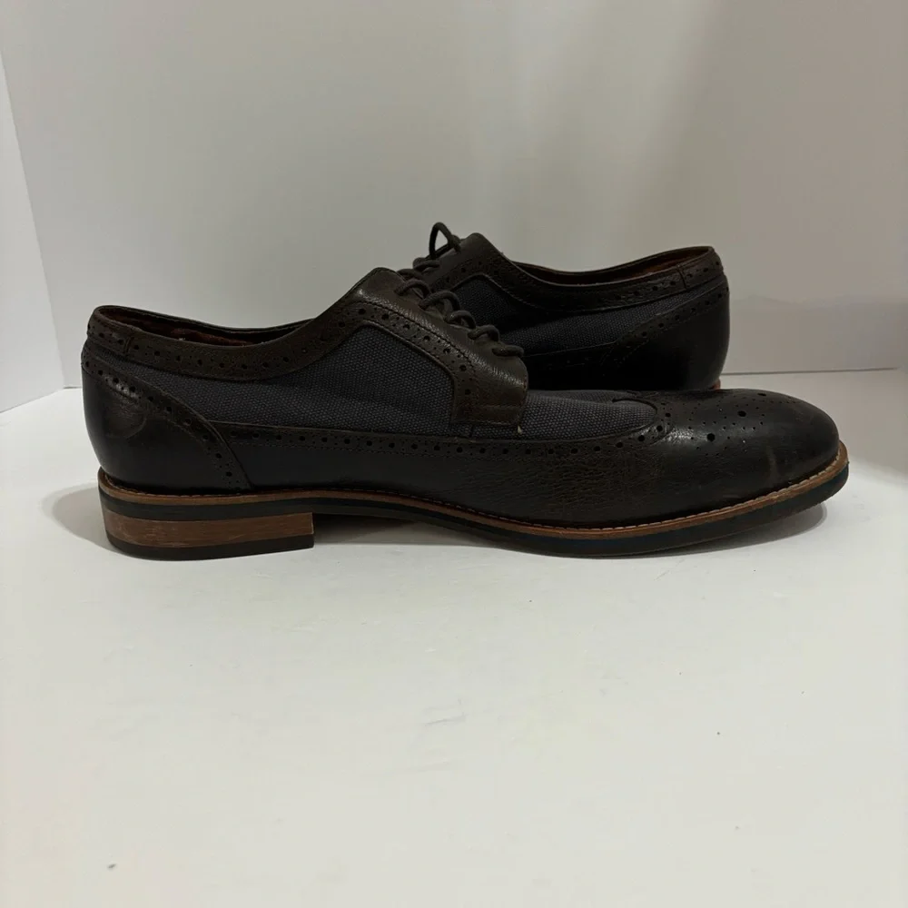 Aldo‎ Black and Brown Leather Shoes